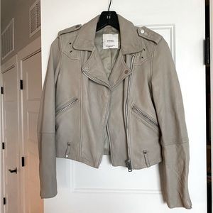 Mango - Leather Jacket